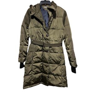 Athleta Olive Puffer Jacket | Women’s Small